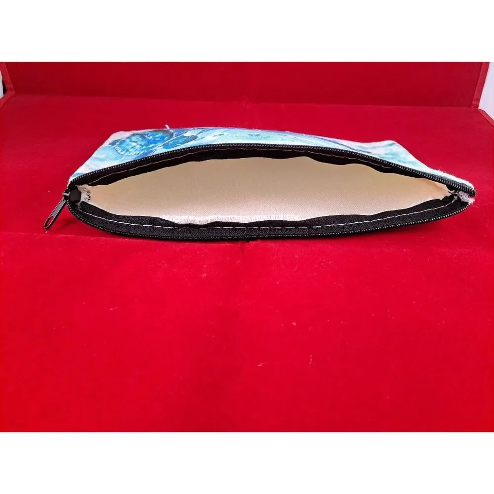 Sea Turtles Cosmetic/Travel Bag Zippered Top ‎ 8 1/4 